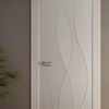 Contemporary Sleek Wooden Door - Minimalist Design Interior Door with Precise Finish, Customizable