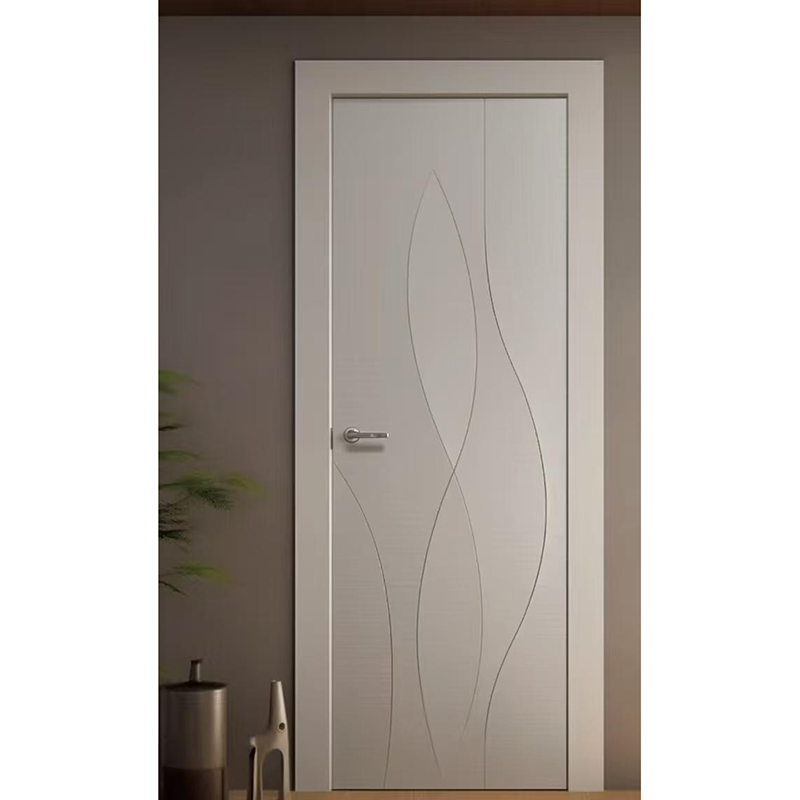 Contemporary Sleek Wooden Door - Minimalist Design Interior Door with Precise Finish, Customizable