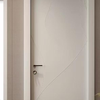 Contemporary Sleek Wooden Door - Minimalist Design Interior Door with Precise Finish, Customizable