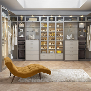 Sleek Modern Minimalist Wooden Wardrobe - Stylish Clothing Storage with Clean Lines