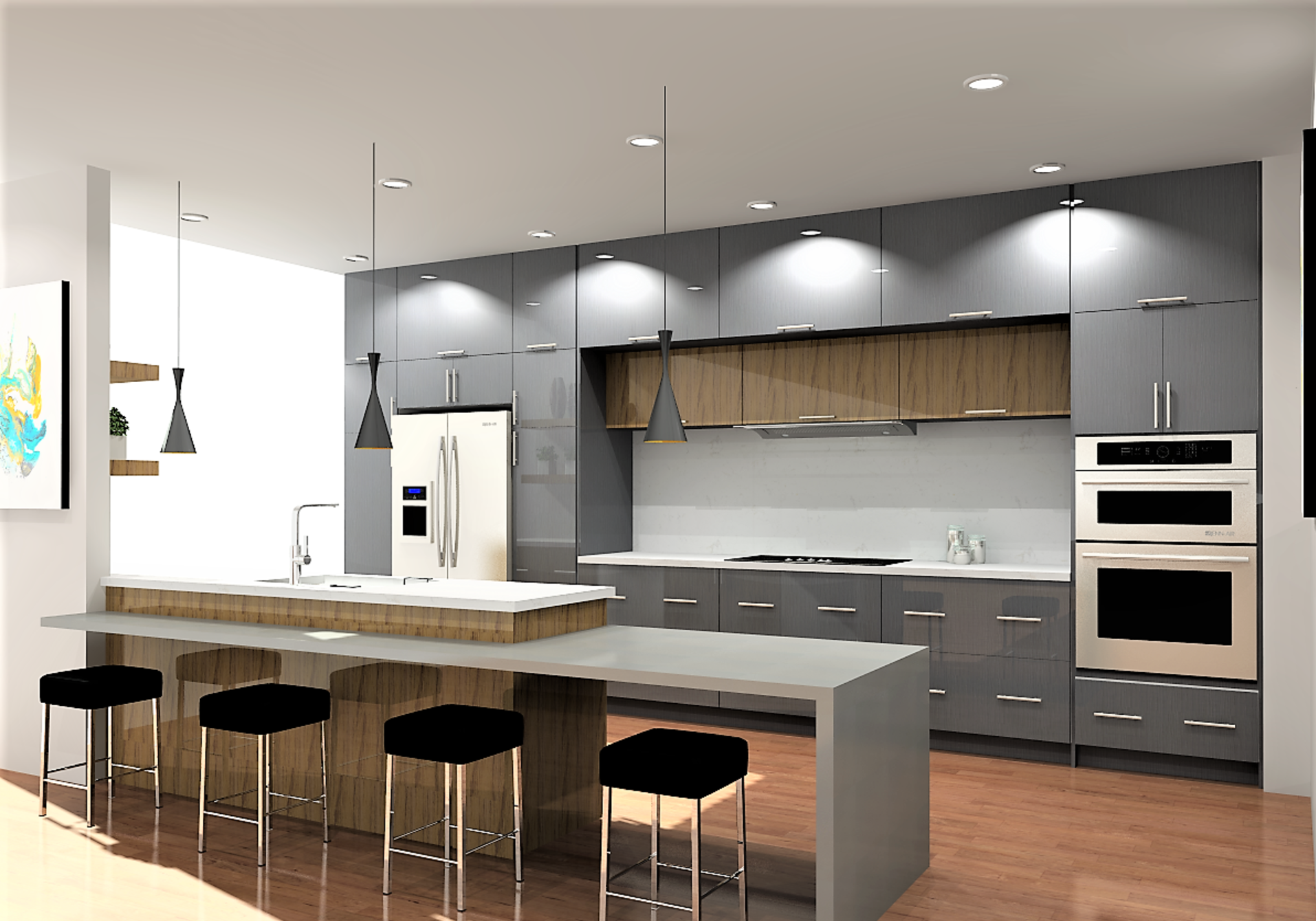Modern Classic white shaker kitchen cabinet Solid Wood Cabinetry - Timeless Design for Contemporary Spaces