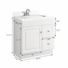 Modern Classic white shaker kitchen cabinet Solid Wood Cabinetry - Timeless Design for Contemporary Spaces