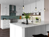 Modern Classic white shaker kitchen cabinet Solid Wood Cabinetry - Timeless Design for Contemporary Spaces