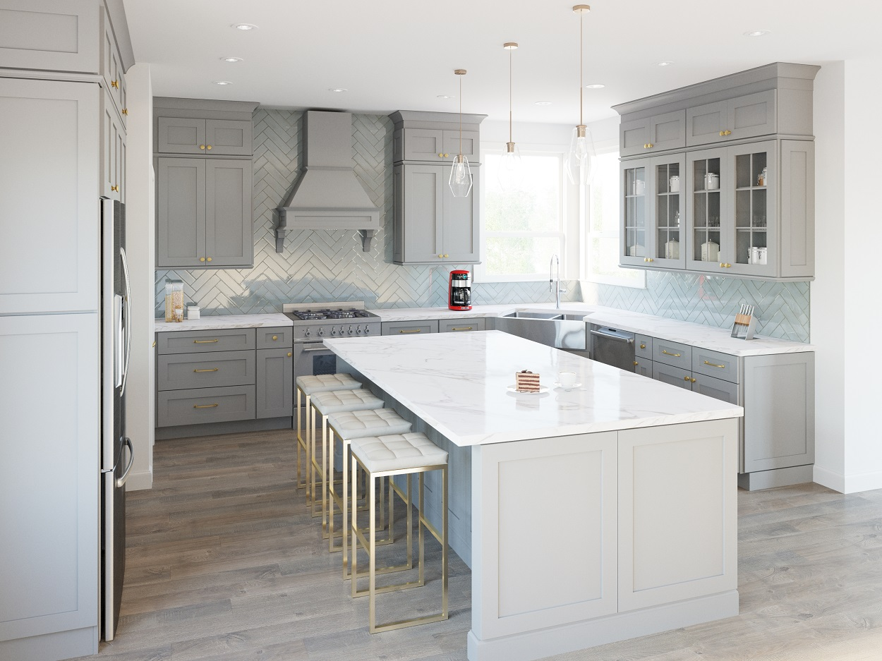 Modern Classic white shaker kitchen cabinet Solid Wood Cabinetry - Timeless Design for Contemporary Spaces