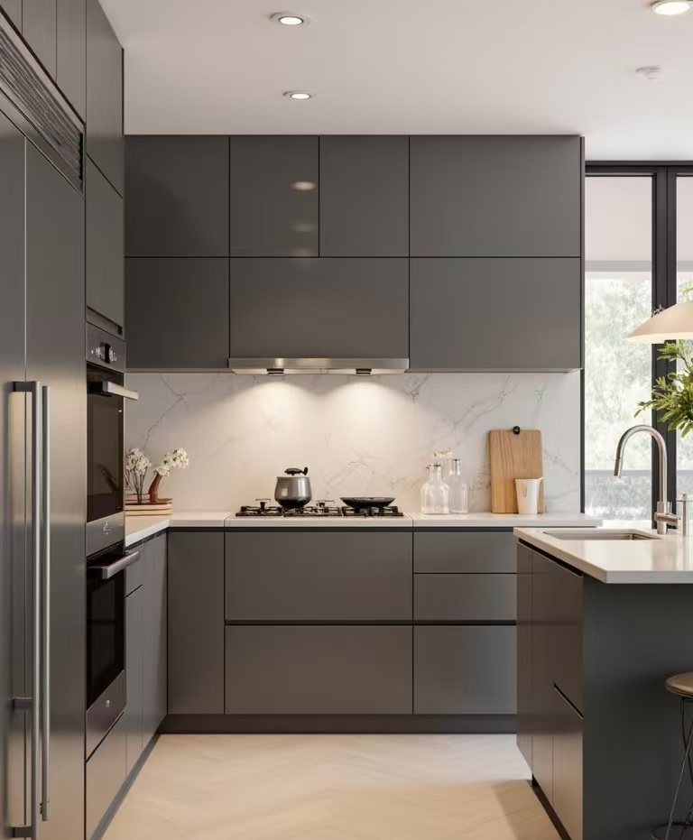 Modern Classic white shaker kitchen cabinet Solid Wood Cabinetry - Timeless Design for Contemporary Spaces