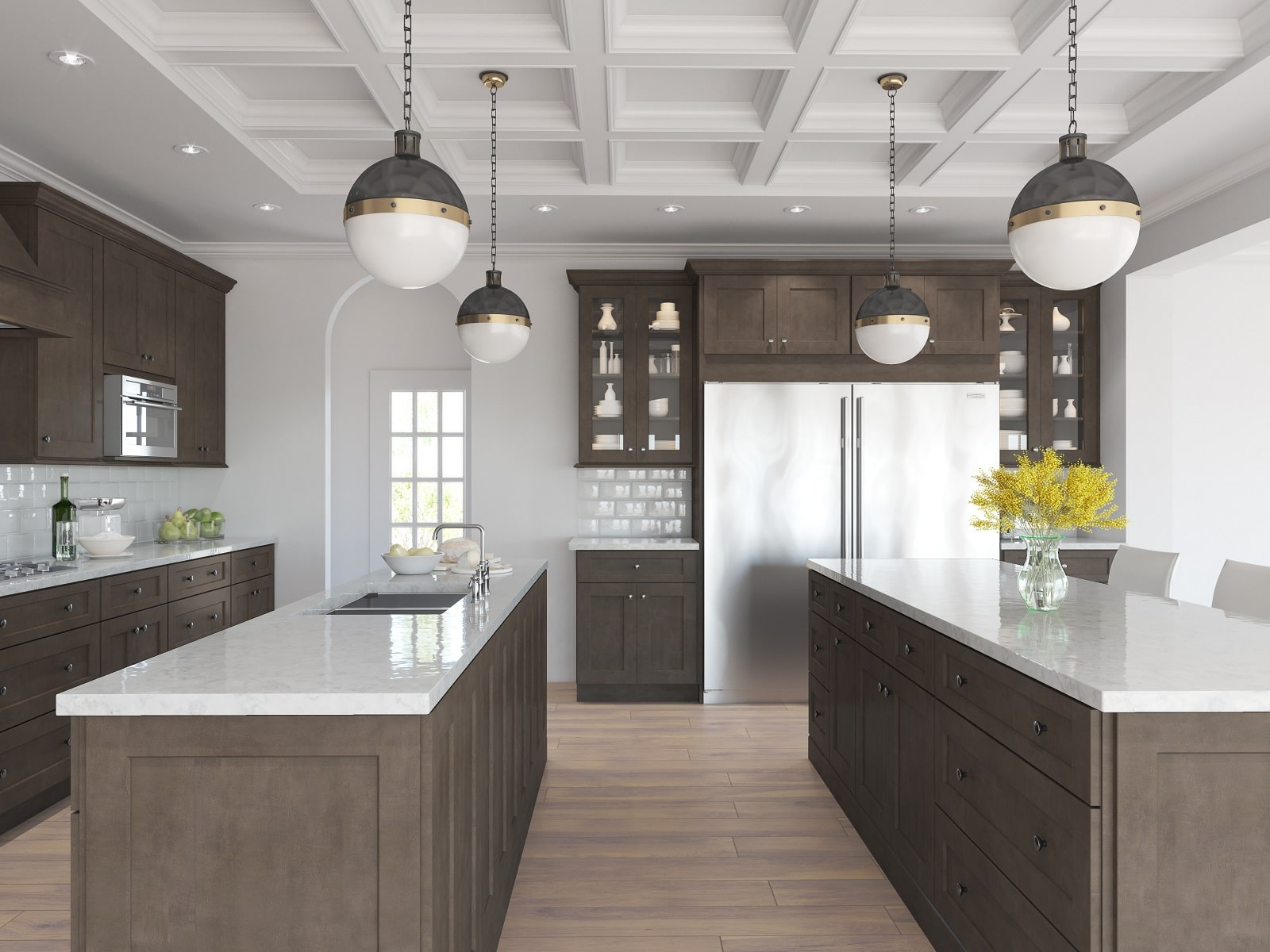 Modern Classic white shaker kitchen cabinet Solid Wood Cabinetry - Timeless Design for Contemporary Spaces