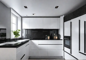 Modern Classic white shaker kitchen cabinet Solid Wood Cabinetry - Timeless Design for Contemporary Spaces