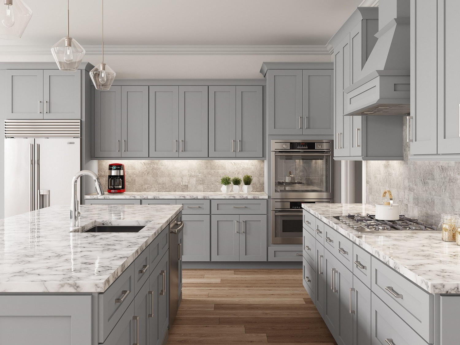 Modern Classic white shaker kitchen cabinet Solid Wood Cabinetry - Timeless Design for Contemporary Spaces